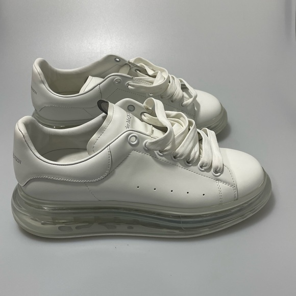 Alexander McQueen Transparent Sole Oversized Sneakers Mens EU 42/ US 9 $750. - Picture 9 of 16